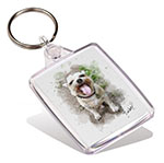 Click here to order a Key ring of a watercolour portrait