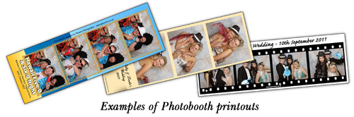 Examples of Photobooth printputs
